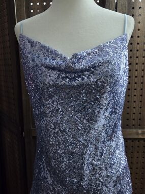 Generation Love Pale Blue Sequin-Trim Tank